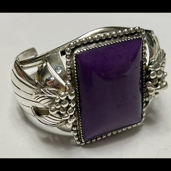 Unique Estate Vintage One of a kind Sterling Silver Cuff Bracelet